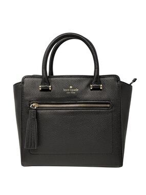 Kate Spade New York Chester Street Small Allyn Satchel Bag black leather